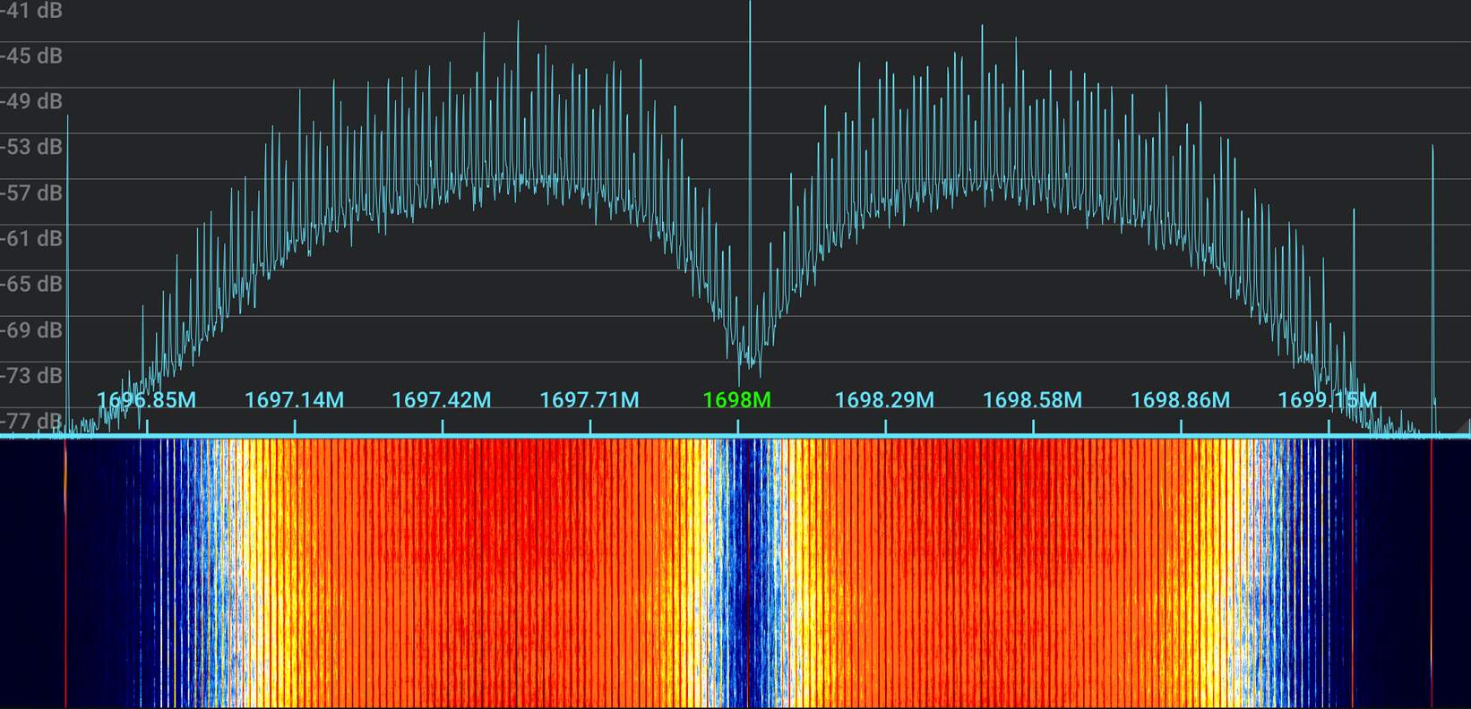 NOAA HRPT screenshot from SatDump